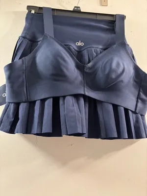 Navy Tennis outfit by AOL Sz.X-small yoga or tennis thumbnail 6
