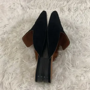 & Other Stories ,Women ,Black ,Suede Flat Loafers ,Mule ,Slippers.Size-7 thumbnail 6