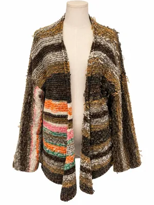 POL Distressed Oversized Open-Front Cardigan Sweater – Size Small thumbnail 1