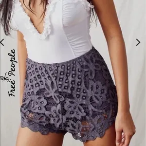 Free people Adella Shorts In charcoal thumbnail 1