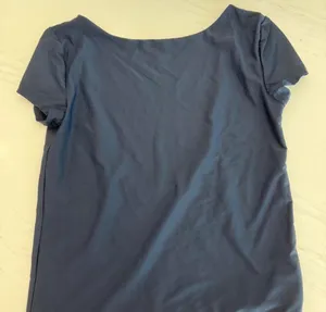 Wild Fable Navy open back crop top thumbnail 1