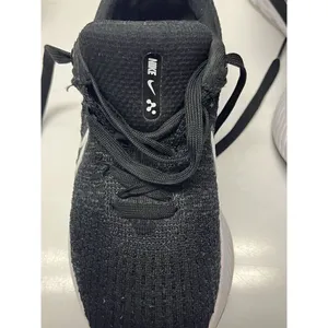 Nike Black White Women’s Flyknit Laced Sneakers DD3024-001 8M thumbnail 3