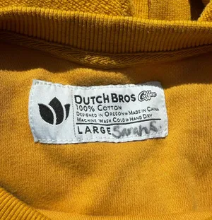 Dutch Bros Yellow Crewneck Size L thumbnail 3
