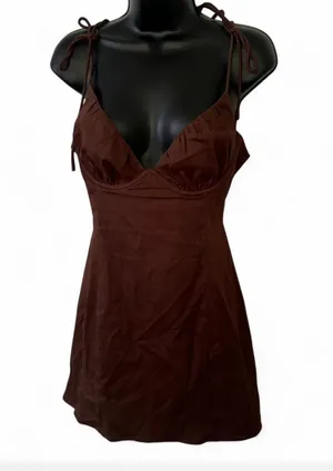 Princes & Fox Princess Polly brown dress size 8 thumbnail 3