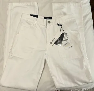 ZARA White Jeans thumbnail 5