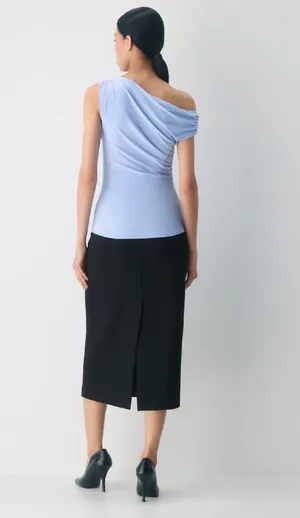 Babaton Aritzia Blue Top thumbnail 2