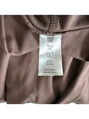 Mocha Brown Golf Skort Small Stretchy Mini Tennis Skirt Slit Athleisure Preppy thumbnail 5
