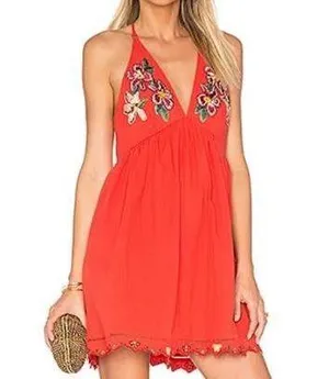 Embroidered Sun Dress thumbnail 1
