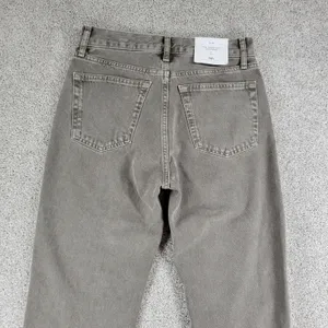 Zara The Straight Cropped Womens Jeans US 4 / EU 36 Khaki Med Wash Mid Rise New thumbnail 9