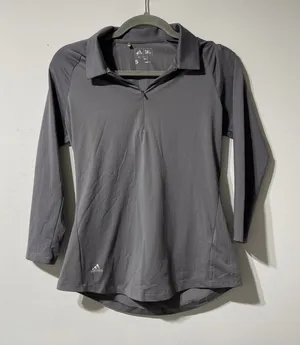 Adidas 3/4 Sleeve Quarter Zip Size Small thumbnail 1
