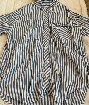 Aerie Long Sleeve Pajama Shirt thumbnail 1