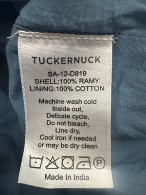 Tuckernuck Provincial Blue Leonie Dress *no belt NWT S thumbnail 6