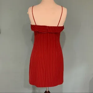 Etophe Studios Women Stripped Red Casual Good Girl‎ Dress Size Small thumbnail 5