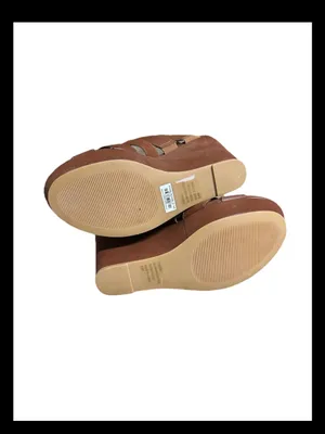 Torrid Shoes Platform Wedge Heels Sandals Size 9.5 Brown NEW thumbnail 6
