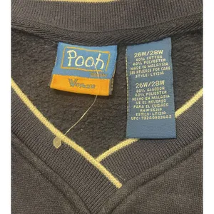 Pooh‎ Woman Tigger Flies A Kite Sweatshirt Graphic V-neck Size 26W/28W Blue Vtg thumbnail 6
