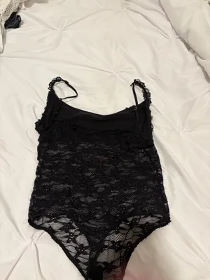 Lace bodysuit Black thumbnail 3