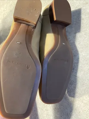 Etienne Aigner Tan Leather Slip-On Loafers thumbnail 5