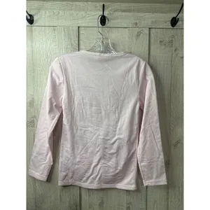 Womens Bundle Lounge Set Pink Long Sleeve Top Brown Fleece Jogger Pants Small thumbnail 8