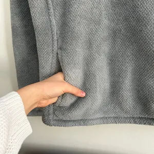 Patagonia‎ Re-Tool Snap-T Fleece Pullover Gray Coral Pink Polartec Womens Large thumbnail 5