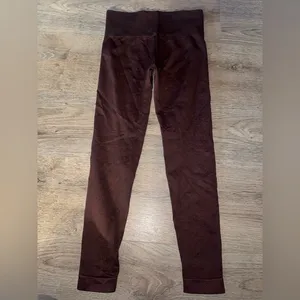 Gymshark Vital Seamless 2.0 Leggings in Gs Rich Maroon MARL thumbnail 7