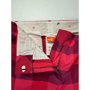 Puma Golf Shorts Plaid Athletic‎ Casual Walking Activewear Womens thumbnail 5