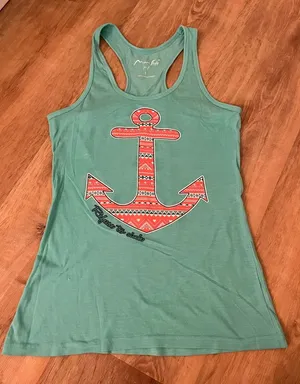Anchor Tank- Refuse to Sink. Size Large. thumbnail 1