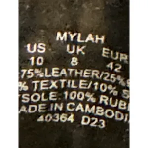 Lauren Ralph Lauren Mylah Tumbled Leather Bootie Black Size 10B thumbnail 10