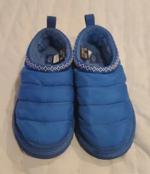 Ugg Women'S 8 Tasman Puffer Shearling Lined Slippers Royal Blue thumbnail 1