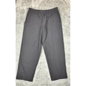 Vuori Womens L Ripstop Ankle Pant Large Black Outdoor Athletic Pull On Miles 26" thumbnail 2