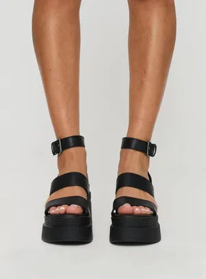Adelle Platform Heels Black thumbnail 2