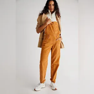 Free people ziggy cord overall jumpsuit thumbnail 2