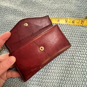 Buxton Leather Mahogany Heiress Clutch Organizer Wallet Top Grain Cowhide thumbnail 3