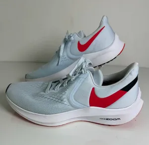 Nike Women’s Air Zoom Winflo 6 Size 10 Half Blue Red Running Shoes **Flaw thumbnail 1
