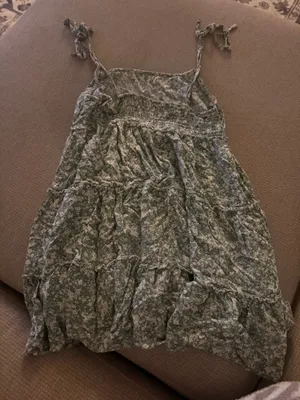 Shein Green Floral Dress thumbnail 2