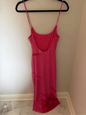 Princess Polly Knox Maxi Dress Hot Pink Floral - size 4 thumbnail 4