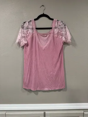 POL Lace Trim Top thumbnail 2