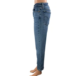 Levi's Wedgie Straight Women's Blue Medium Wash High Rise Denim Jeans Size 29 thumbnail 2