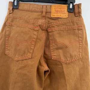 Vintage Levi's 550 Jeans Womens 9 Brown USA Made High Rise Tapered 90s thumbnail 2