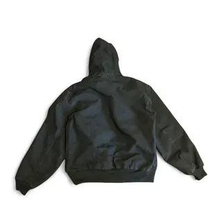 Carhartt Mens J244 MOS Canvas Full Zip Jacket Quilted Lining Insulated Green Sz L thumbnail 5