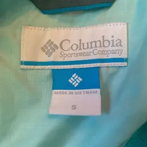 Columbia S light blue minky lined gorpcore slicker jacket thumbnail 4