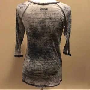 Michael Lauren 3/4 Sleeve Grey Washed Shirt thumbnail 5