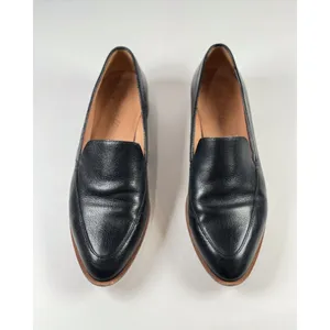 Madewell Womens Shoes Black Leather The Frances Loafer Slip On Office US 7.5 thumbnail 3