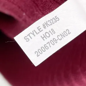 J. Crew Contrast Trim Ribbed Long Sleeve Roll Neck T-Shirt Size XS Maroon K3235 thumbnail 8