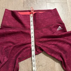 Adidas Climalite Women's‎ Magenta Space Dye Cropped Leggings Capris Size M thumbnail 9