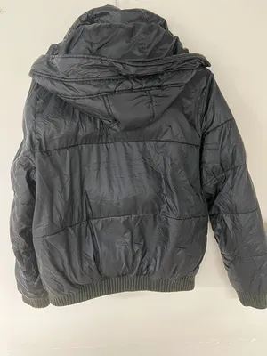 Abercrombie Black Puffer Coat thumbnail 7
