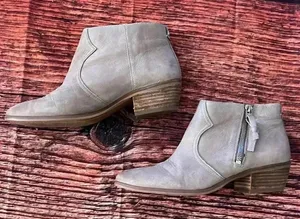 ❤️‍🔥 Sam Edelman Packer Nubuck Ankle Boots Size 7.5 thumbnail 1