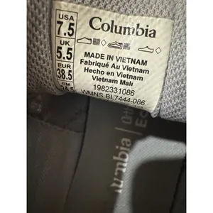 Columbia Women's‎ Trail Hiking Shoes Gray Green Lace Up Size 7.5 thumbnail 7