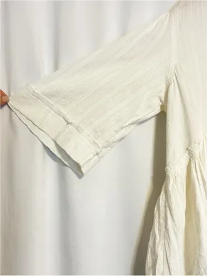 Free People We the Free Willow Button Down Ivory NWT size Small Light Boxy Airy thumbnail 8