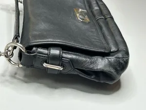 Coach Chelsea Convertible Crossbody Shoulder Bag Turnlock Flap Black F17825 thumbnail 7