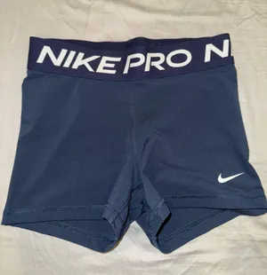 Nike Pro Spandex Dri-Fit Shorts Blue 3" Navy thumbnail 1